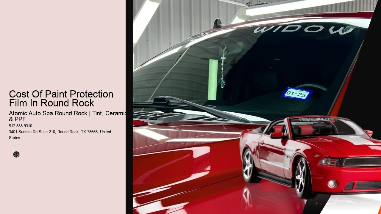Local Paint Protection Film
